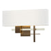 Cosmo Sconce in Bronze with Sterling Accent - 206350-SKT-05-85-SF1606 by Hubbardton Forge