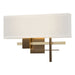 Cosmo Sconce in Bronze with Modern Brass Accent - 206350-SKT-05-86-SE1606 by Hubbardton Forge