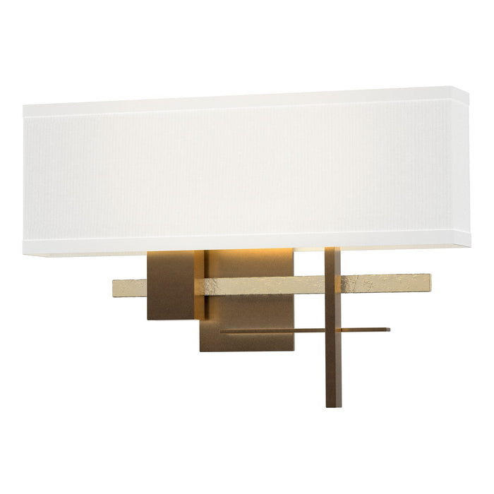 Cosmo Sconce in Bronze with Modern Brass Accent - 206350-SKT-05-86-SF1606 by Hubbardton Forge