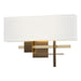 Cosmo Sconce in Bronze with Modern Brass Accent - 206350-SKT-05-86-SF1606 by Hubbardton Forge