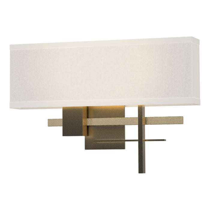 Cosmo Sconce in Dark Smoke with Soft Gold Accent - 206350-SKT-07-84-SE1606 by Hubbardton Forge