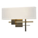 Cosmo Sconce in Dark Smoke with Soft Gold Accent - 206350-SKT-07-84-SE1606 by Hubbardton Forge