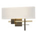 Cosmo Sconce in Dark Smoke with Modern Brass Accent - 206350-SKT-07-86-SE1606 by Hubbardton Forge