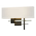 Cosmo Sconce in Black with Vintage Platinum Accent - 206350-SKT-10-82-SE1606 by Hubbardton Forge