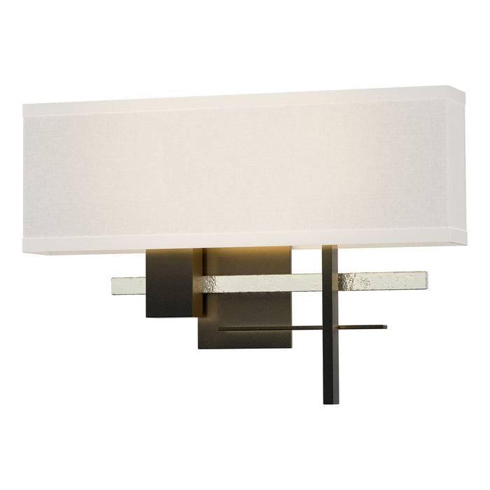 Cosmo Sconce in Black with Sterling Accent - 206350-SKT-10-85-SE1606 by Hubbardton Forge