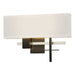 Cosmo Sconce in Black with Sterling Accent - 206350-SKT-10-85-SE1606 by Hubbardton Forge