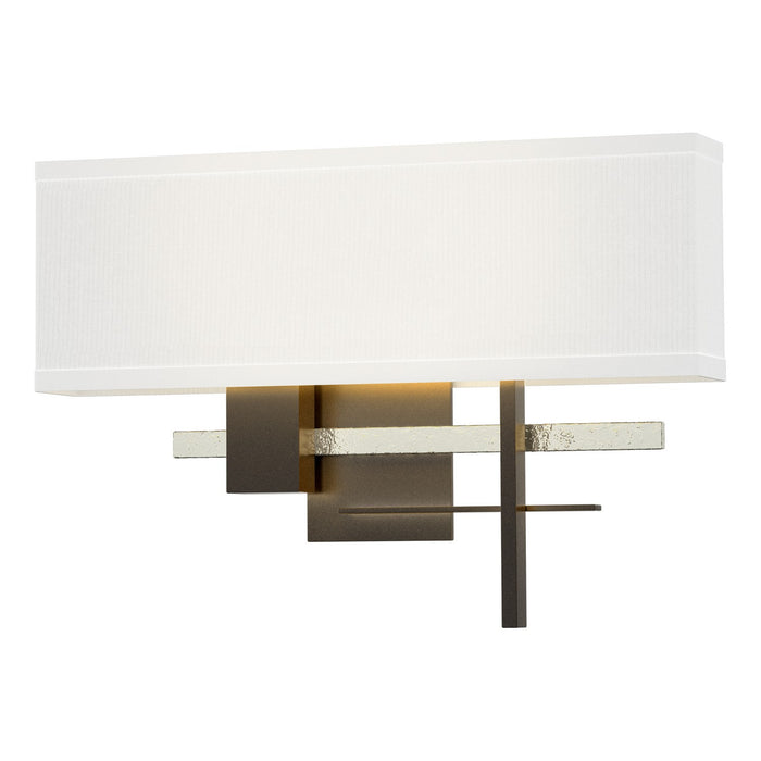 Cosmo Sconce in Oil Rubbed Bronze with Sterling Accent - 206350-SKT-14-85-SF1606 by Hubbardton Forge