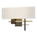 Cosmo Sconce in Oil Rubbed Bronze with Modern Brass Accent - 206350-SKT-14-86-SE1606 by Hubbardton Forge