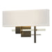 Cosmo Sconce in Natural Iron with Sterling Accent - 206350-SKT-20-85-SE1606 by Hubbardton Forge