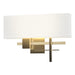 Cosmo Sconce in Natural Iron with Modern Brass Accent - 206350-SKT-20-86-SF1606 by Hubbardton Forge