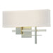 Cosmo Sconce in Vintage Platinum with Vintage Platinum Accent - 206350-SKT-82-82-SE1606 by Hubbardton Forge