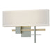 Cosmo Sconce in Vintage Platinum with Modern Brass Accent - 206350-SKT-82-86-SE1606 by Hubbardton Forge