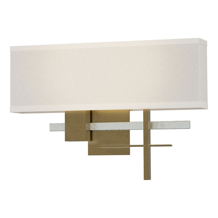 Cosmo Sconce in Soft Gold with Vintage Platinum Accent - 206350-SKT-84-82-SE1606 by Hubbardton Forge