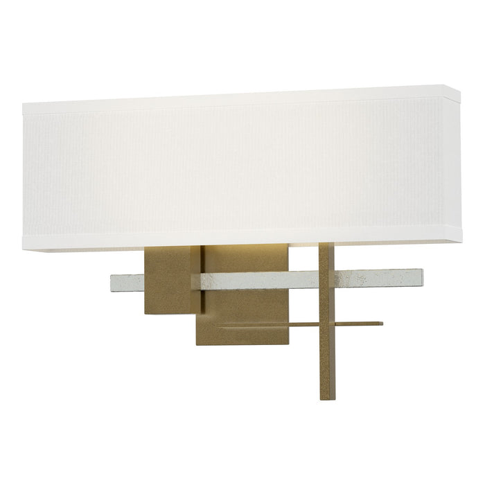 Cosmo Sconce in Soft Gold with Vintage Platinum Accent - 206350-SKT-84-82-SF1606 by Hubbardton Forge