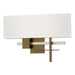 Cosmo Sconce in Soft Gold with Sterling Accent - 206350-SKT-84-85-SF1606 by Hubbardton Forge