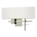 Cosmo Sconce in Sterling with Sterling Accent - 206350-SKT-85-85-SF1606 by Hubbardton Forge