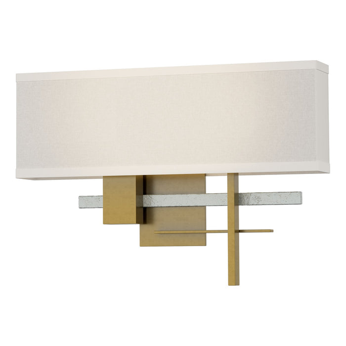 Cosmo Sconce in Modern Brass with Vintage Platinum Accent - 206350-SKT-86-82-SE1606 by Hubbardton Forge