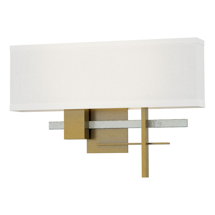 Cosmo Sconce in Modern Brass with Vintage Platinum Accent - 206350-SKT-86-82-SF1606 by Hubbardton Forge