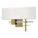 Cosmo Sconce in Modern Brass with Vintage Platinum Accent - 206350-SKT-86-82-SF1606 by Hubbardton Forge