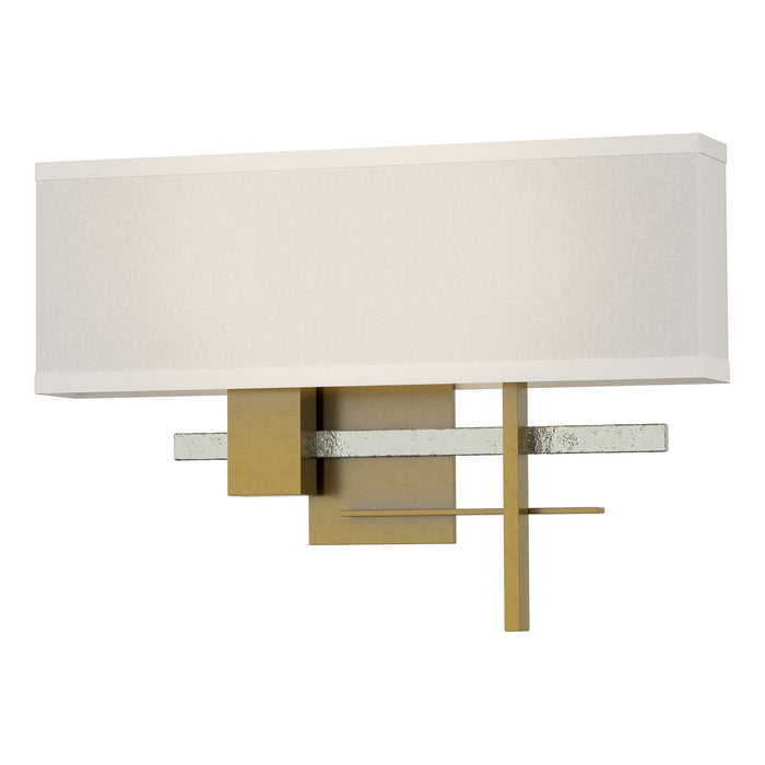 Cosmo Sconce in Modern Brass with Sterling Accent - 206350-SKT-86-85-SE1606 by Hubbardton Forge