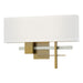 Cosmo Sconce in Modern Brass with Sterling Accent - 206350-SKT-86-85-SF1606 by Hubbardton Forge