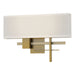 Cosmo Sconce in Modern Brass with Modern Brass Accent - 206350-SKT-86-86-SE1606 by Hubbardton Forge