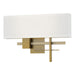 Cosmo Sconce in Modern Brass with Modern Brass Accent - 206350-SKT-86-86-SF1606 by Hubbardton Forge