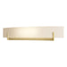 Axis Large Sconce in Modern Brass - 206410-SKT-86-BB0328 by Hubbardton Forge