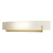 Axis Large Sconce in Modern Brass - 206410-SKT-86-GG0328 by Hubbardton Forge