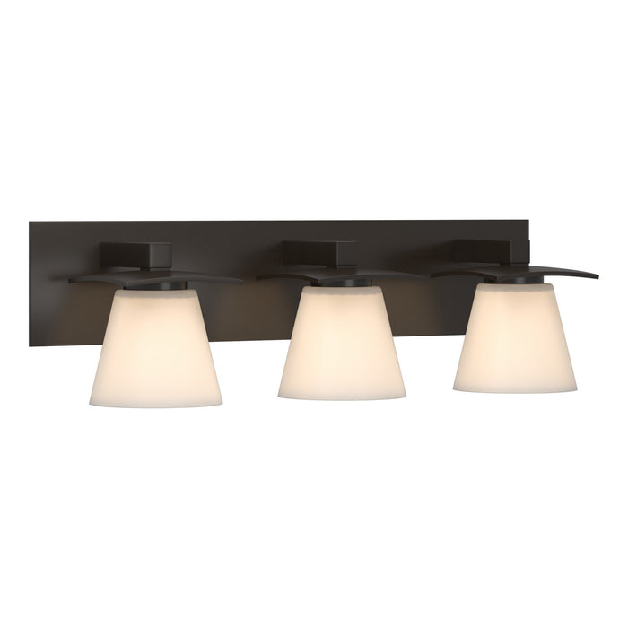 Wren 3 Light Sconce in Oil Rubbed Bronze - 206603-SKT-14-GG0242 by Hubbardton Forge