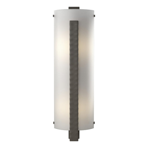 Forged Vertical Bar Large Sconce in Dark Smoke - 206730-SKT-07-BB0401 by Hubbardton Forge