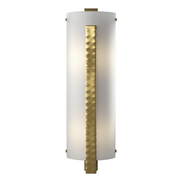 Forged Vertical Bar Large Sconce in Modern Brass - 206730-SKT-86-BB0401 by Hubbardton Forge