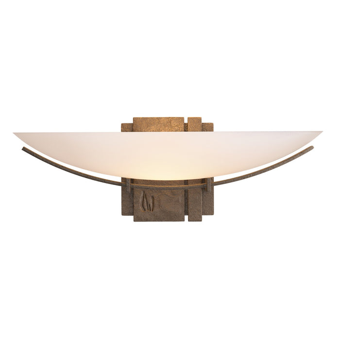 Oval Impressions Sconce in Bronze - 207370-SKT-05-GG0090 by Hubbardton Forge