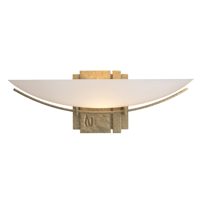 Oval Impressions Sconce in Soft Gold - 207370-SKT-84-GG0090 by Hubbardton Forge