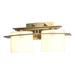 Arc Ellipse 2 Light Sconce in Modern Brass - 207522-SKT-86-GG0182 by Hubbardton Forge