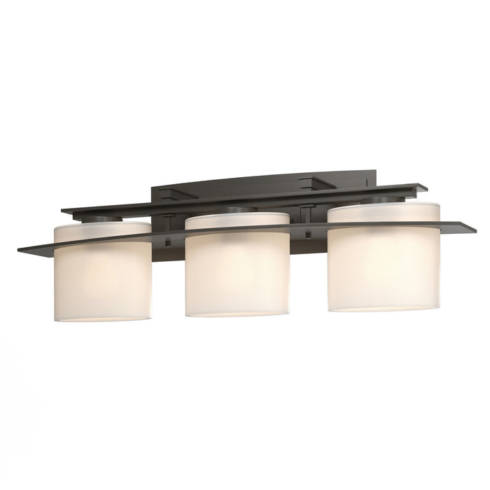 Arc Ellipse 3 Light Sconce in Dark Smoke - 207523-SKT-07-GG0182 by Hubbardton Forge