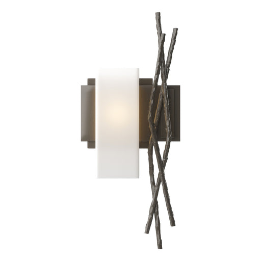 Brindille (Left Side) Sconce in Dark Smoke - 207670-SKT-LFT-07-GG0351 by Hubbardton Forge