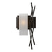 Brindille (Left Side) Sconce in Oil Rubbed Bronze - 207670-SKT-LFT-14-GG0351 by Hubbardton Forge