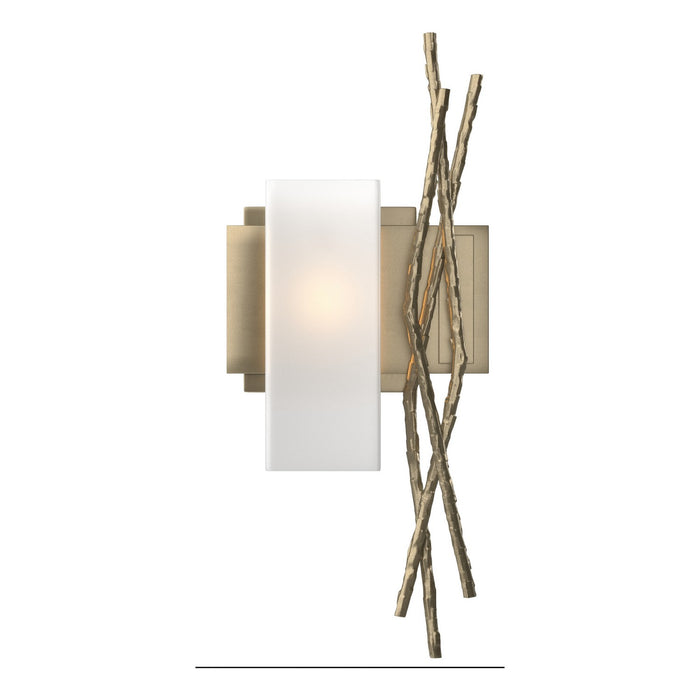 Brindille (Left Side) Sconce in Soft Gold - 207670-SKT-LFT-84-GG0351 by Hubbardton Forge