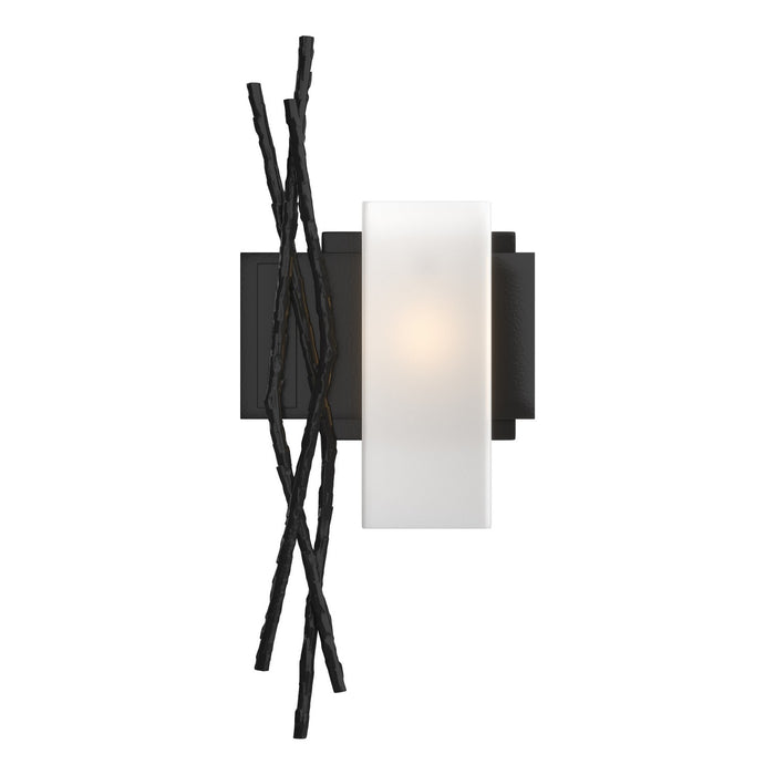 Brindille (Right Side) Sconce in Black - 207670-SKT-RGT-10-GG0351 by Hubbardton Forge