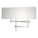 Cavaletti Sconce in Vintage Platinum - 207675-SKT-82-SF1606 by Hubbardton Forge