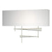 Cavaletti Sconce in Sterling - 207675-SKT-85-SF1606 by Hubbardton Forge