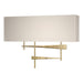 Cavaletti Sconce in Modern Brass - 207675-SKT-86-SE1606 by Hubbardton Forge