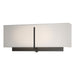 Exos Square Sconce in Black - 207680-SKT-10-SE1606 by Hubbardton Forge