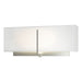 Exos Square Sconce in Vintage Platinum - 207680-SKT-82-SF1606 by Hubbardton Forge