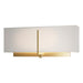 Exos Square Sconce in Modern Brass - 207680-SKT-86-SE1606 by Hubbardton Forge