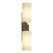 Ondrian 2 Light Sconce in Bronze - 207801-SKT-05-GG0351 by Hubbardton Forge