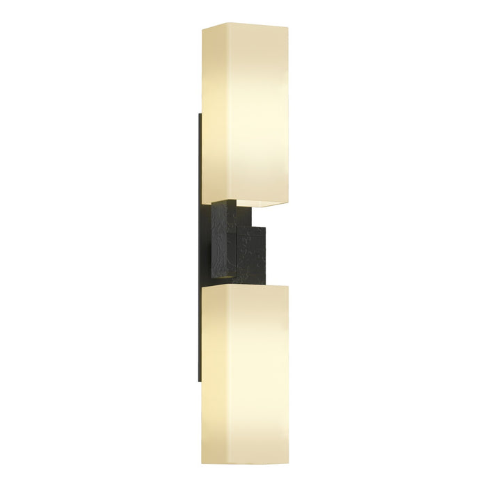 Ondrian 2 Light Sconce in Black - 207801-SKT-10-GG0351 by Hubbardton Forge