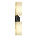 Ondrian 2 Light Sconce in Black - 207801-SKT-10-GG0351 by Hubbardton Forge