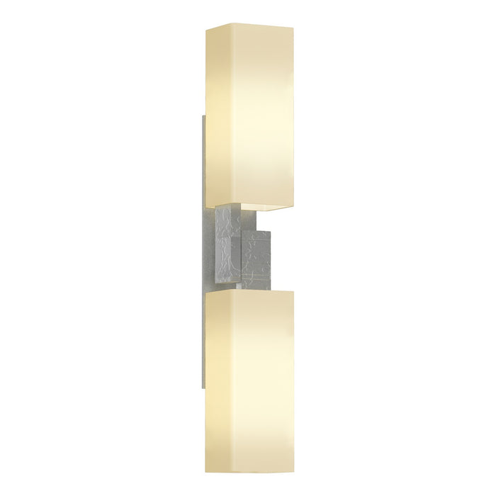 Ondrian 2 Light Sconce in Vintage Platinum - 207801-SKT-82-GG0351 by Hubbardton Forge